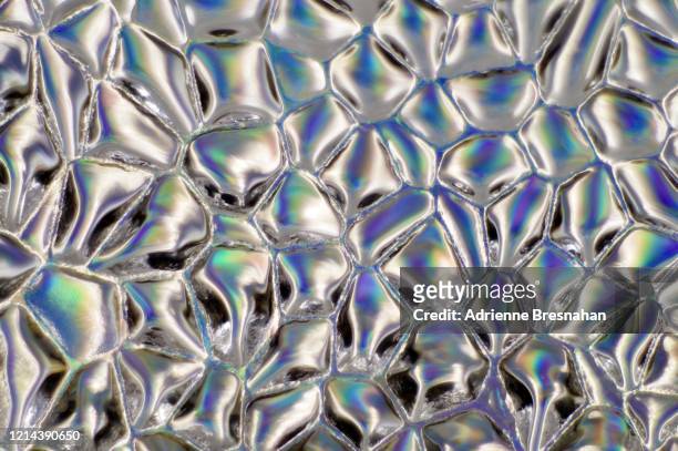 mosaic of mercury - abstract aluminium stockfoto's en -beelden