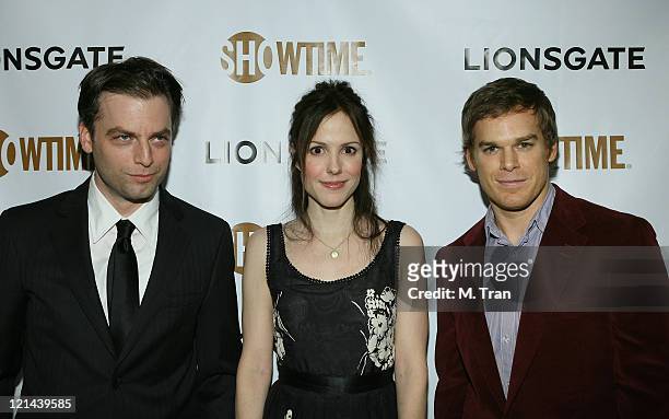Justin Kirk, Mary-Louise Parker and Michael C. Hall