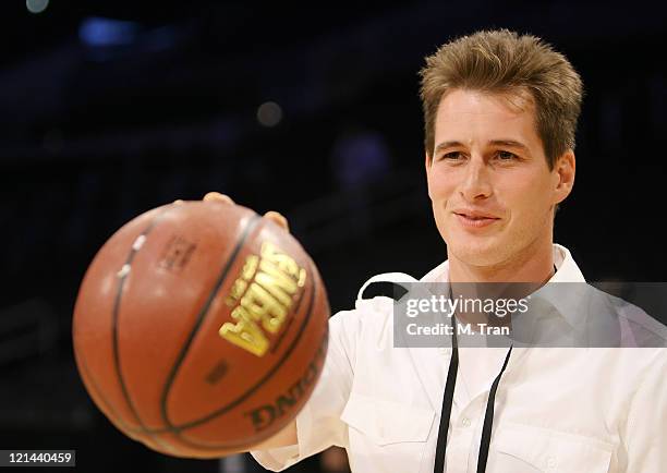 Brendan Fehr during Ultimate Laker Fans Get the Inside Scoop on the Los Angeles Lakers From Phil Jackson at Staples Center in Los Angeles,...