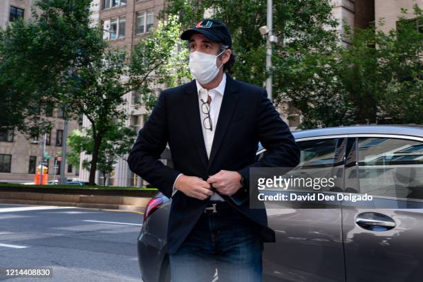 Michael Cohen, Presidents Trump's former attorney arrives at his Park Avenue home after being released from federal prison on furlough due to medical...