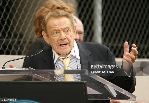 Jerry Stiller during Jerry Stiller and Anne Meara Honored with a Star on the Hollywood Walk of Fame at 7018 Hollywood Blvd. In Hollywood, California,...