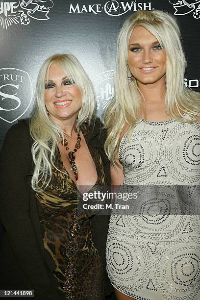 Linda Hogan and Brooke Hogan during House of Hype Pre-Grammy Party at Roosevelt Hotel in Hollywood, California, United States.