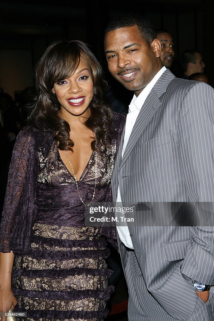 Wendy Raquel Robinson and husband, Marco Perkins during 17th Annual