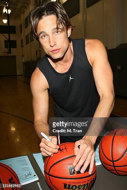 Jay Kenneth Johnson during 18th Annual "Days of Our Lives" Celebrity Basketball Game at South Pasadena High School in South Pasadena, California,...