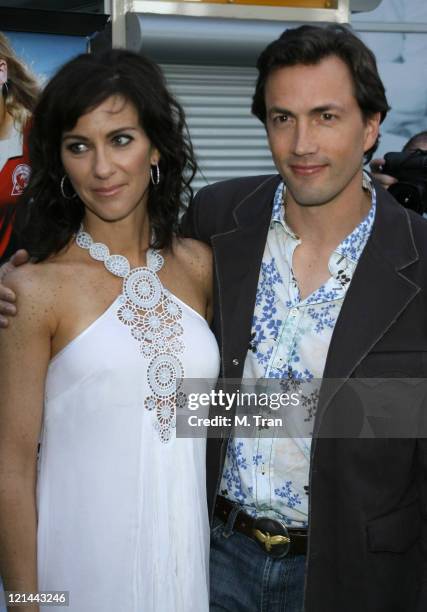 Jennifer Shue and Andrew Shue during "Gracie" Los Angeles Premiere - Arrivals at The ArcLight in Hollywood, California, United States.