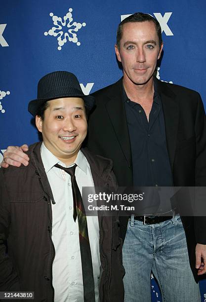 Bobby Lee and Michael McDonald during Fox All-Star TCA Party at Villa Sorriso in Pasadena, California, United States.