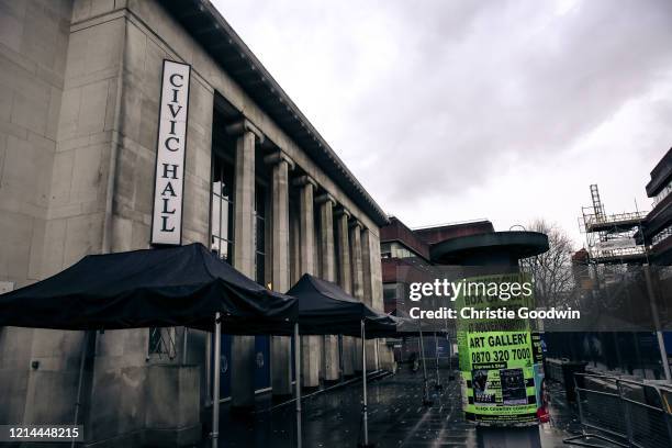 General view of Civic Hall on 2 January 2018 in Wolverhampton, England.