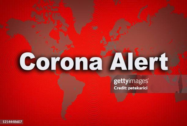 world map- coronavirus (covid-19) - old stop sign white background stock illustrations