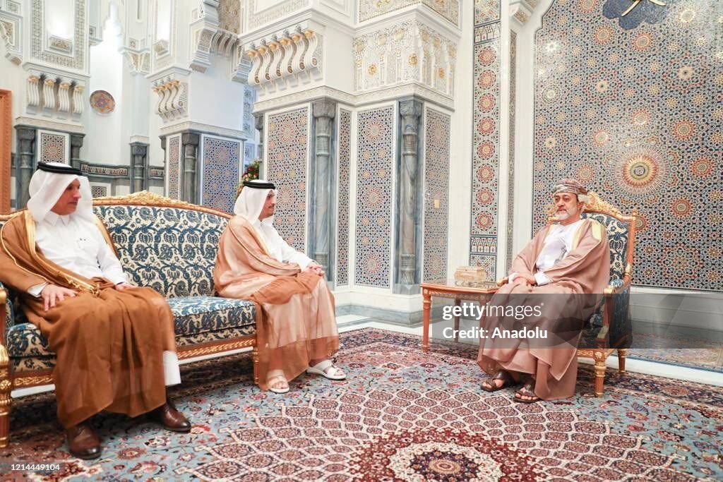 Omani Sultan and Qatari FM meet in Muscat