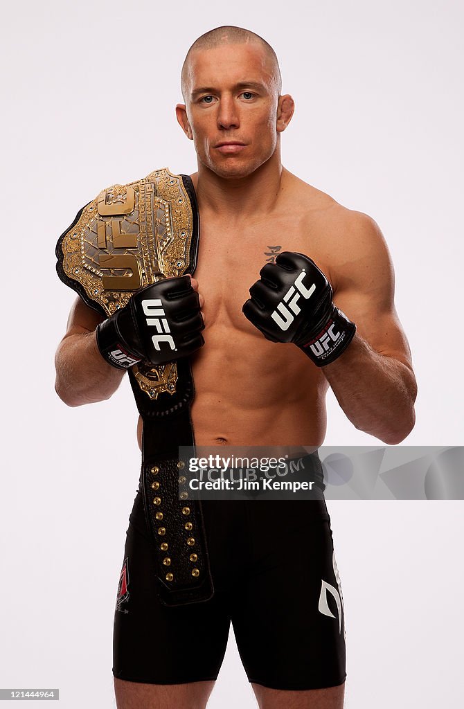 George Ufc Georges St-Pierre poses for a portrait on April 27, 2011 in Toronto ...