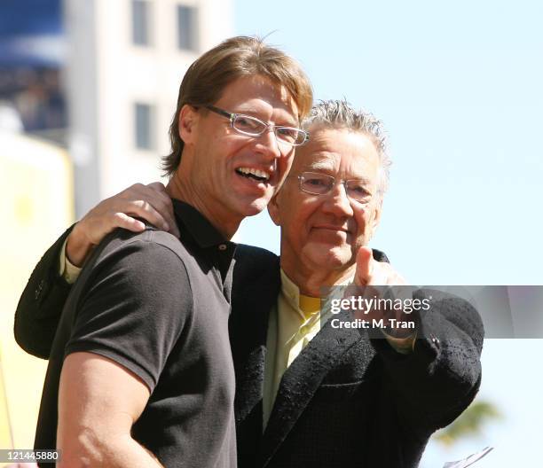 Dylan Graham, nephew of Jim Morrison, with Ray Manzarek of The Doors