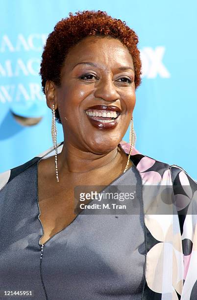 Pounder during 38th Annual NAACP Image Awards - Arrivals at Shrine Auditorium in Los Angeles, California, United States.