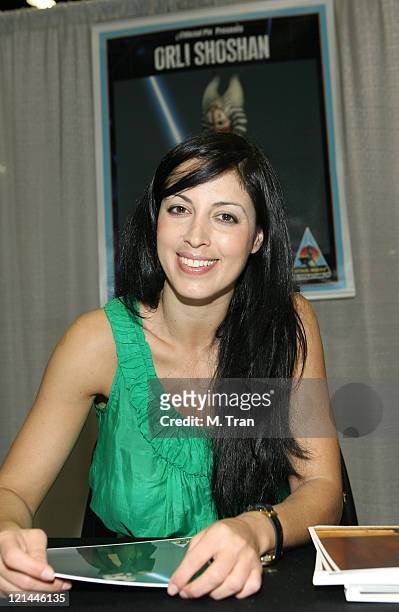 Orli Shoshan during "Star Wars" Celebration IV - Day 2 - Media Day at Los Angeles Convention Center in Los Angeles, California, United States.