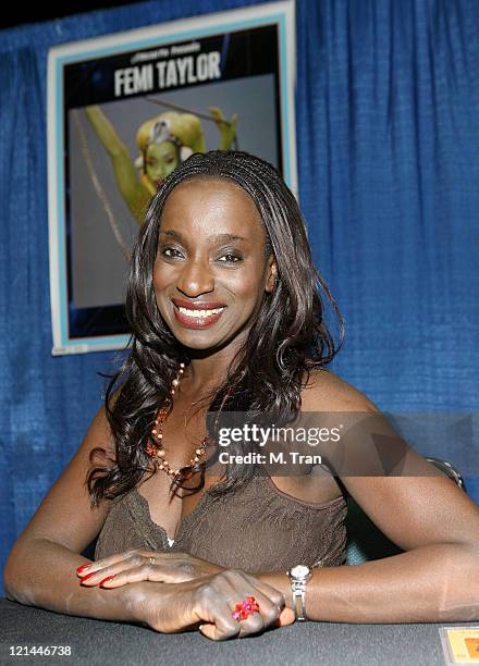 Femi Taylor during "Star Wars" Celebration IV - Day 2 - Media Day at Los Angeles Convention Center in Los Angeles, California, United States.