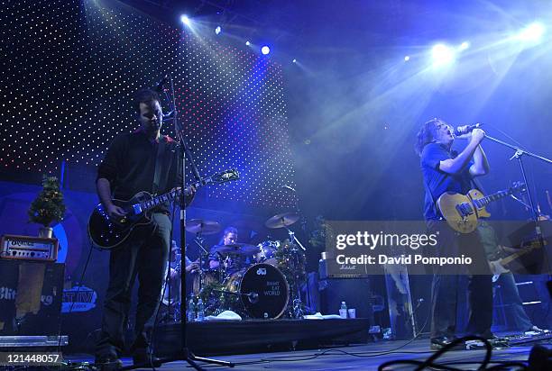 Jimmy Eat World during K-Rock's Claus Fest IV - Decenber 3, 2004 at Continental Airline's Arena in East Rutherford, New Jersey, United States.