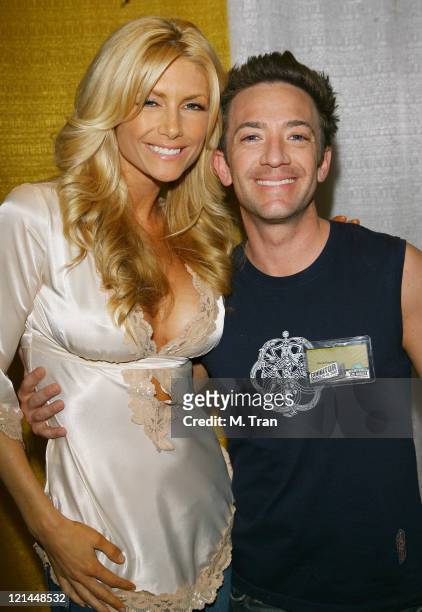Brande Roderick and David Faustino during 2007 Wizard World - Day 2 at Los Angeles Convention Center in Los Angeles, California, United States.