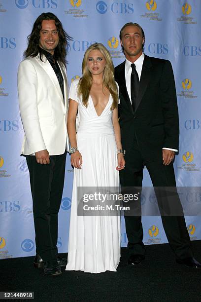 Constantine Maroulis, Mackenzie Mauzy and Kyle Lowder of "The Bold and the Beautiful," presenters