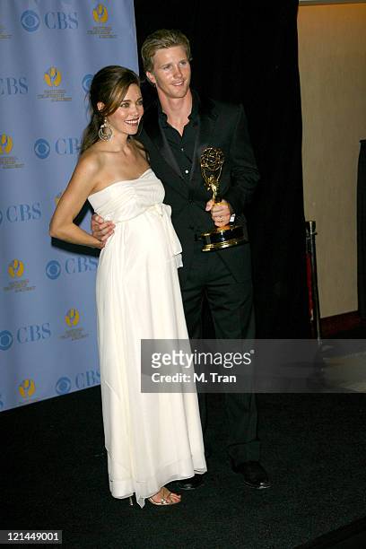 Amelia Heinle and Thad Luckinbill of "The Young and the Restless," winner Outstanding Drama Series