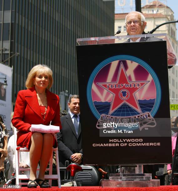 Barbara Walters and Johnny Grant, Honorary Mayor of Hollywood