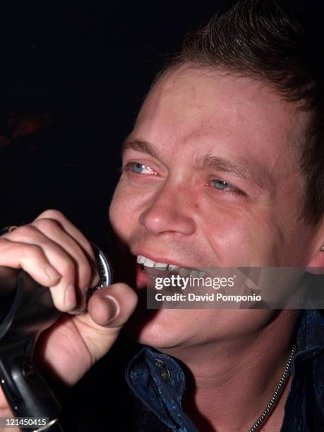 Brad Arnold of 3 Doors Down during 3 Doors Down "Seventeen Days" Album Release Party at Crash Mansion in New York City, New York, United States.