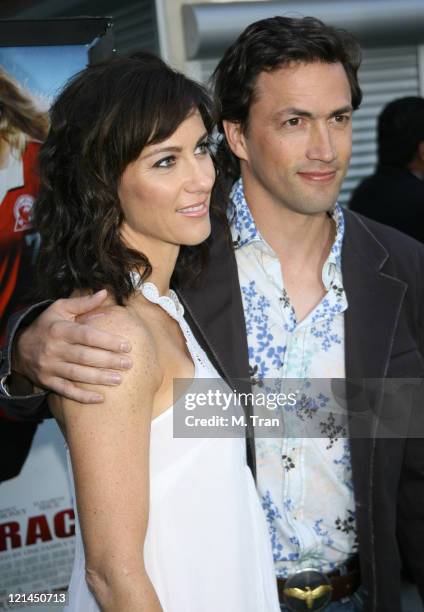 Jennifer Shue and Andrew Shue during "Gracie" Los Angeles Premiere - Arrivals at The ArcLight in Hollywood, California, United States.