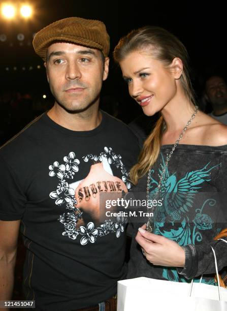 Jeremy Piven and Joanna Krupa backstage at Monarchy Collection Fall 2007