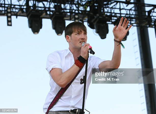 Dan Gillespie Sells of The Feeling during Coachella Valley Music and Arts Festival - Day 3 - The Feeling at Empire Polo Field in Indio, California,...