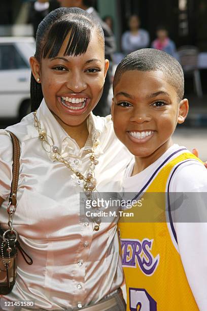 Aleisha Allen and Philip Daniel Bolden during "Are We Done Yet?" Los Angeles Premiere - Arrivals at Manns Village Theater in Westwood, California,...