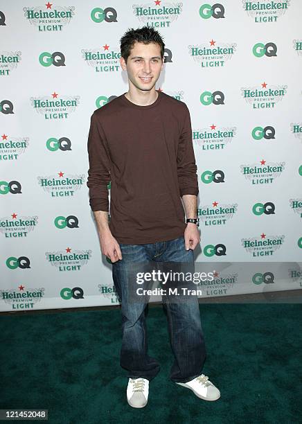 Justin Berfield during GQ Magazine Celebrates Heineken Premium Light at Les Deux in Hollywood, California, United States.