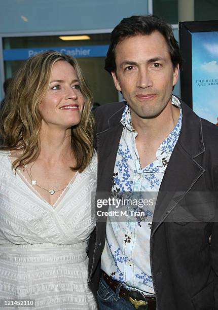 Elisabeth Shue and Andrew Shue during "Gracie" Los Angeles Premiere - Arrivals at The ArcLight in Hollywood, California, United States.