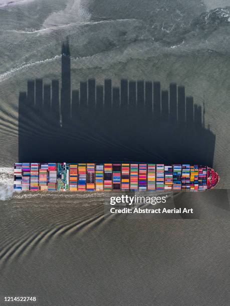 Container Shadow Customs Container Facility Photos and Premium High Res Pictures - Getty ...