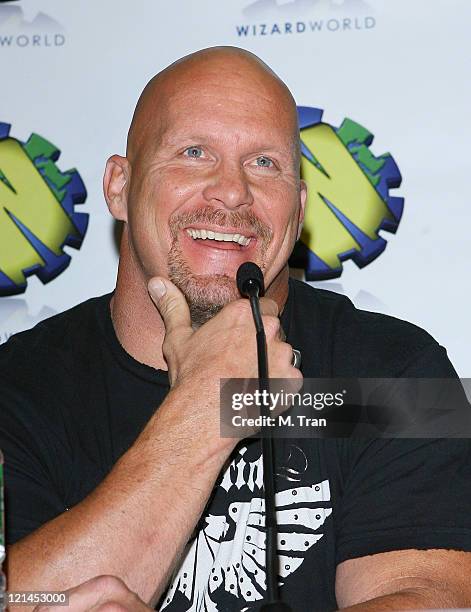 Stone Cold Steve Austin during 2007 Wizard World - Day 2 at Los Angeles Convention Center in Los Angeles, California, United States.