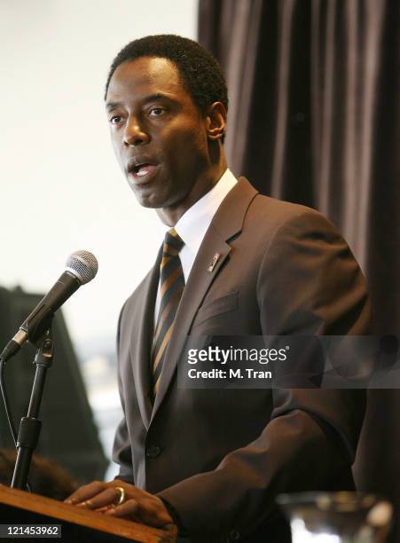 Isaiah Washington during NAACP Theatre Awards Nominations - January 16, 2007 at The Roosevelt Hotel in Hollywood, California, United States.