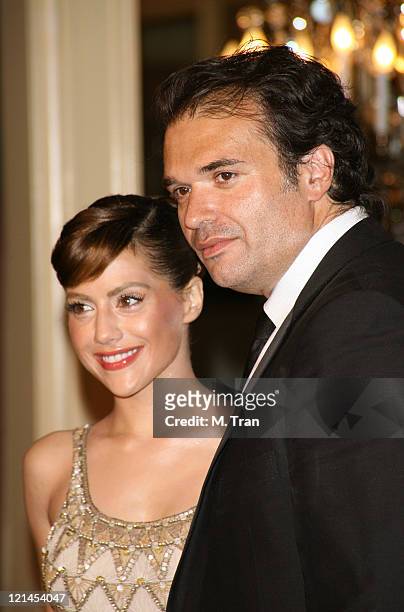 Brittany Murphy and Simon Monjack during 2007 Award of Hope Gala - Arrivals at Beverly Wilshire Four Seasons Hotel in Beverly Hills, California,...