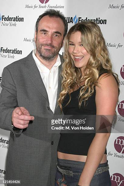 David Munns, Joss Stone during UJA Federation of NY/Music for Youth Foundation fundraiser at Pierre Ballroom in New York, New York, United States.