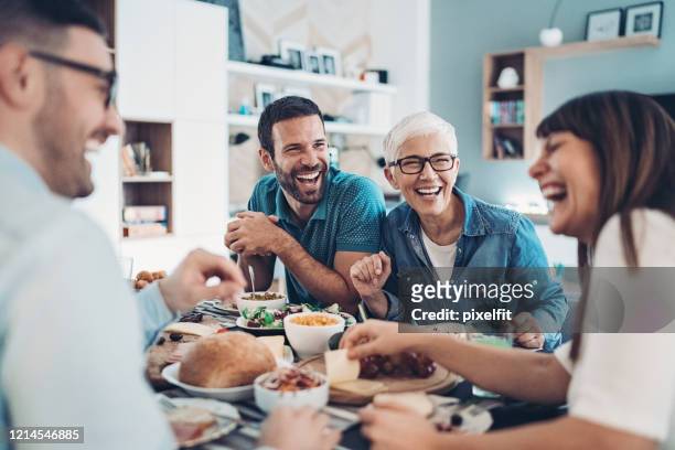 having the best time together - dining stock pictures, royalty-free photos & images