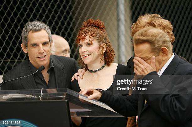 Ben Stiller, Amy Stiller, Jerry Stiller and Anne Meara