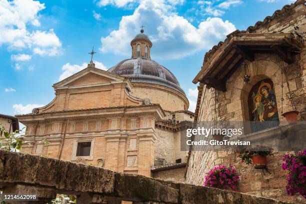 assisi-new church - perugia stock pictures, royalty-free photos & images