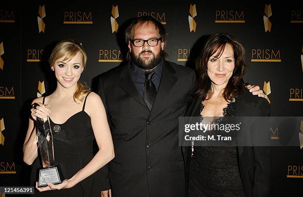 Andrea Bowen, Ethan Suplee and Katey Sagal during The 11th Annual PRISM Awards - Press Room at The Beverly Hills Hotel in Beverly Hills, California,...