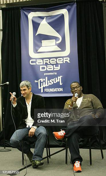 Career Day workshop with Taylor Hicks and Randy Jackson