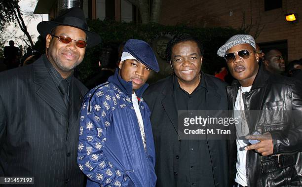 Jimmy Jam, Ne-Yo, Lamont Dozier and Sean Garrett during GRAMMY Career Day Presented by Gibson Foundation at University of Southern California in Los...
