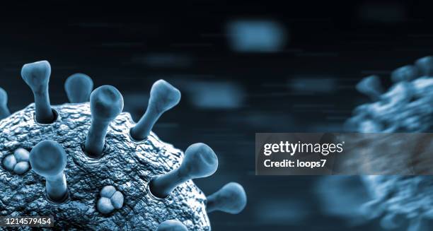 macro vista de un virus - hepatitis fotografías e imágenes de stock