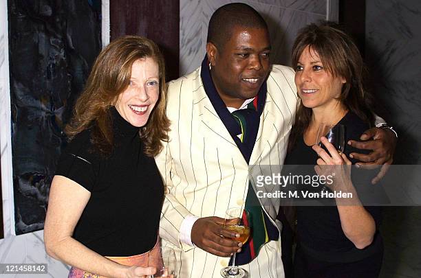 Susan Orlean, Hilton Als, Ann Biderman during Screening of Columbia Pictures' "Adaptation" at SONY Screening Room in New York, New York, United...