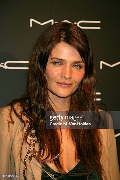 Helena Christensen during Olympus Fashion Week Fall 2006 - MAC Chinese New Year Party at Eyebeam in New York City, New York, United States.