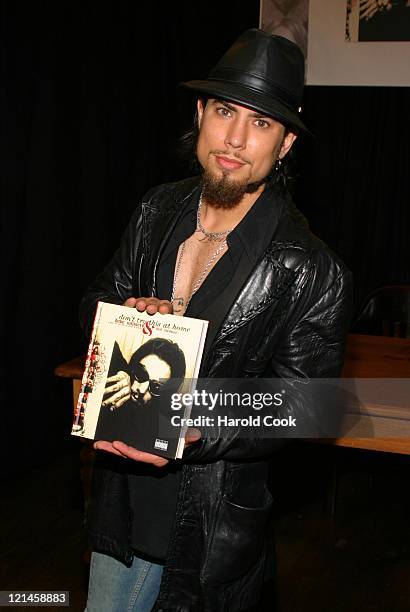 Dave Navarro during Dave Navarro Signs Copies of his Book "Don't Try This At Home" at Barnes & Noble in New York, New York, United States.