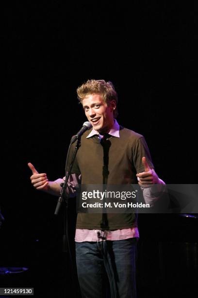 Barrett Foa during Broadway Stands Up For Freedom at Peter Norton Symphony Space in New York, NY, United States.