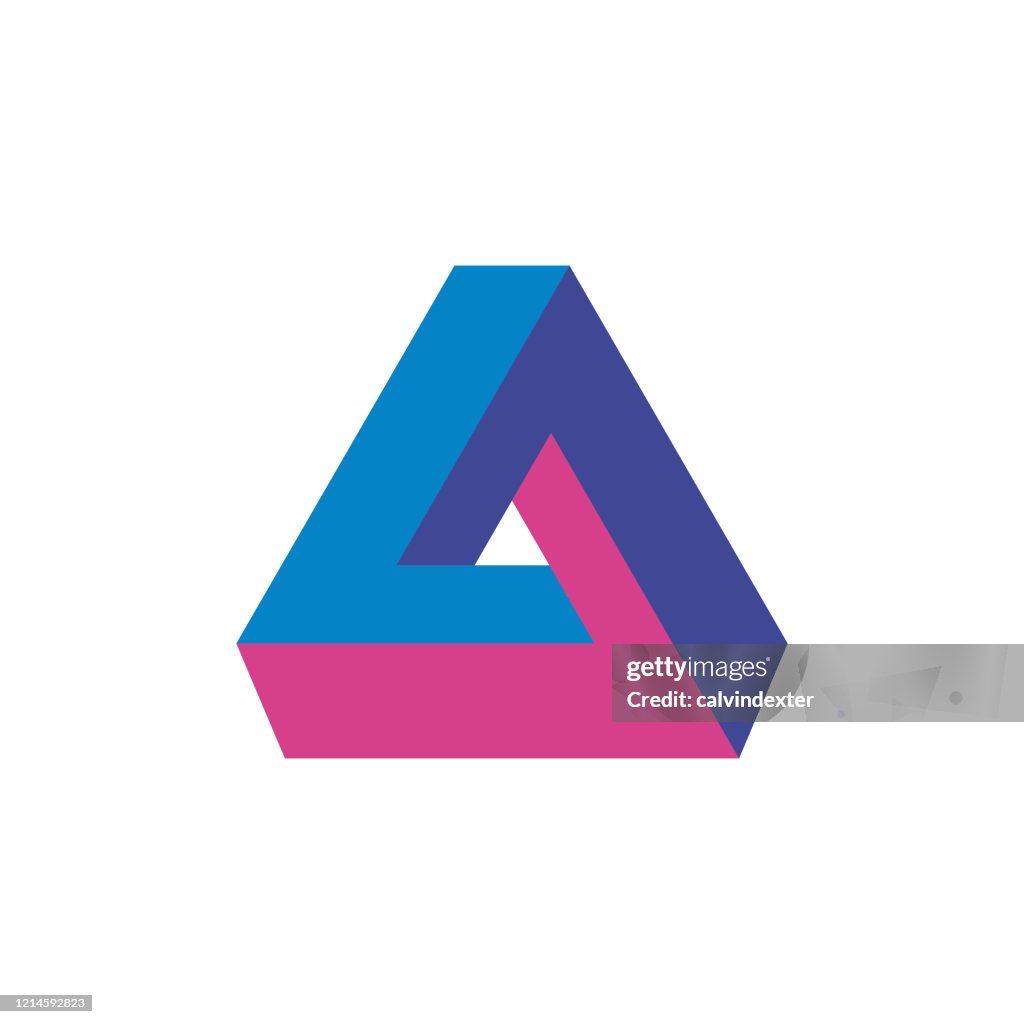 Penrose triangle shape design