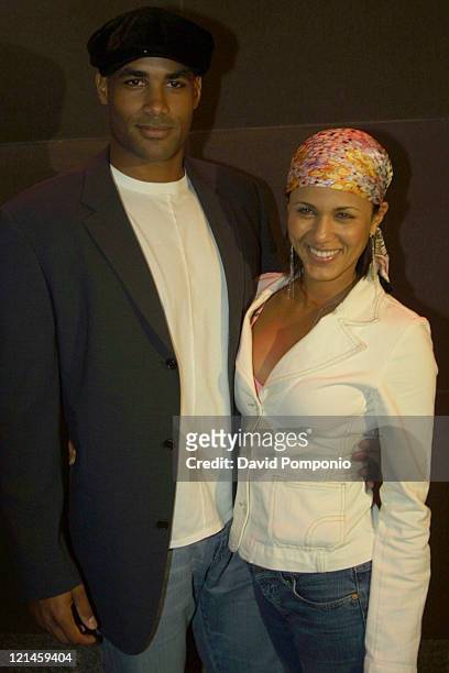 Boris Kodjoe and Nicole Ari Parker during Velvet Revolver After Party - May 26, 2004 at Hotel Gansevoort Rooftop in New York City, New York, United...