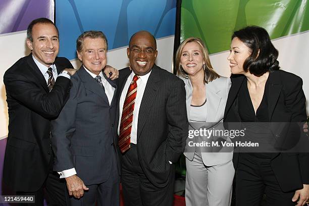 Matt Lauer, Regis Philbin, Al Roker, Meredith Vieira, Ann Curry