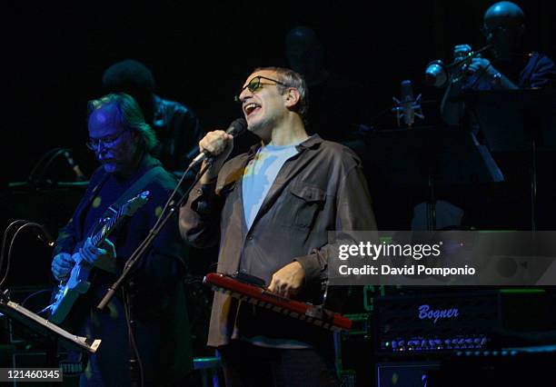 Walter Becker and Donald Fagen of Steely Dan during Steely Dan Live At Roseland Ballroom - September 12, 2003 at Roseland Ballroom in New York City,...